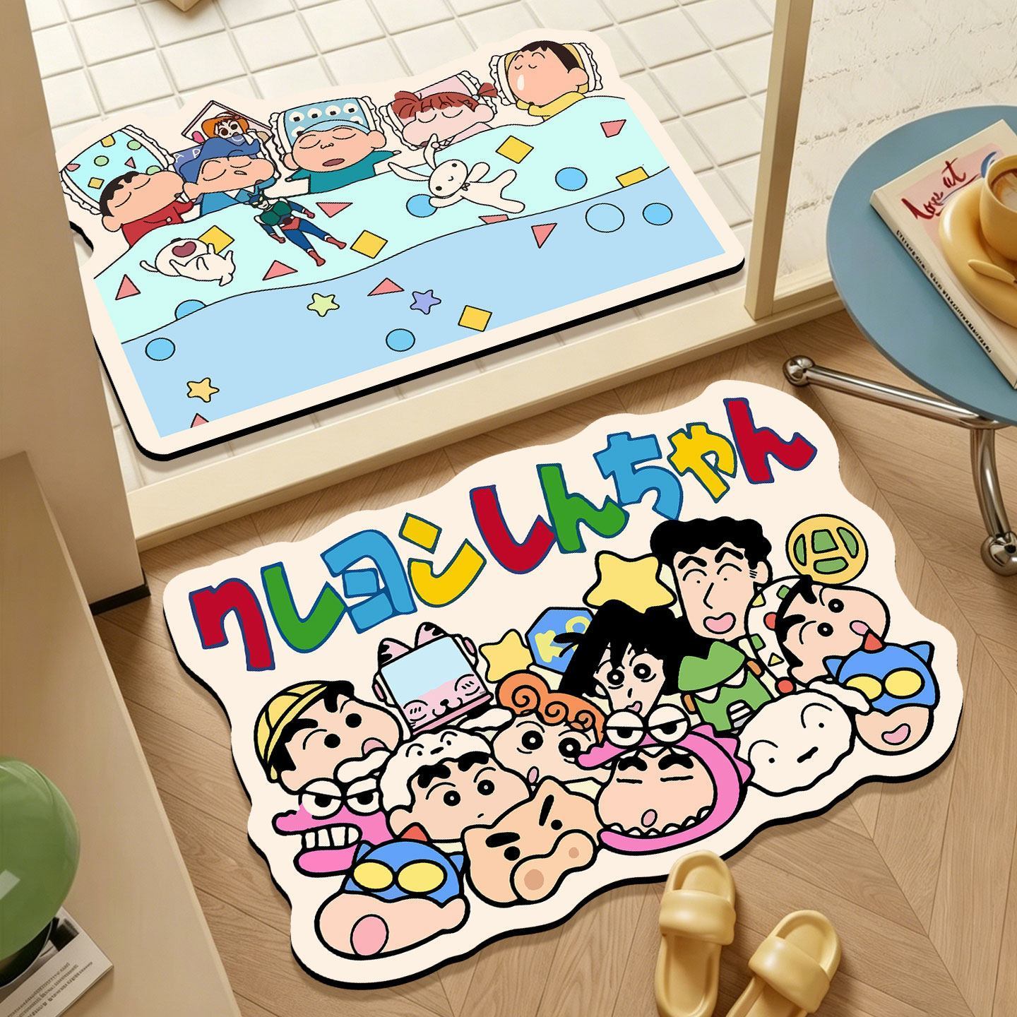 Crayon Shin‑chan Irregular Bat - огляд і ціна Quick Dry Diatomite Bath Mat