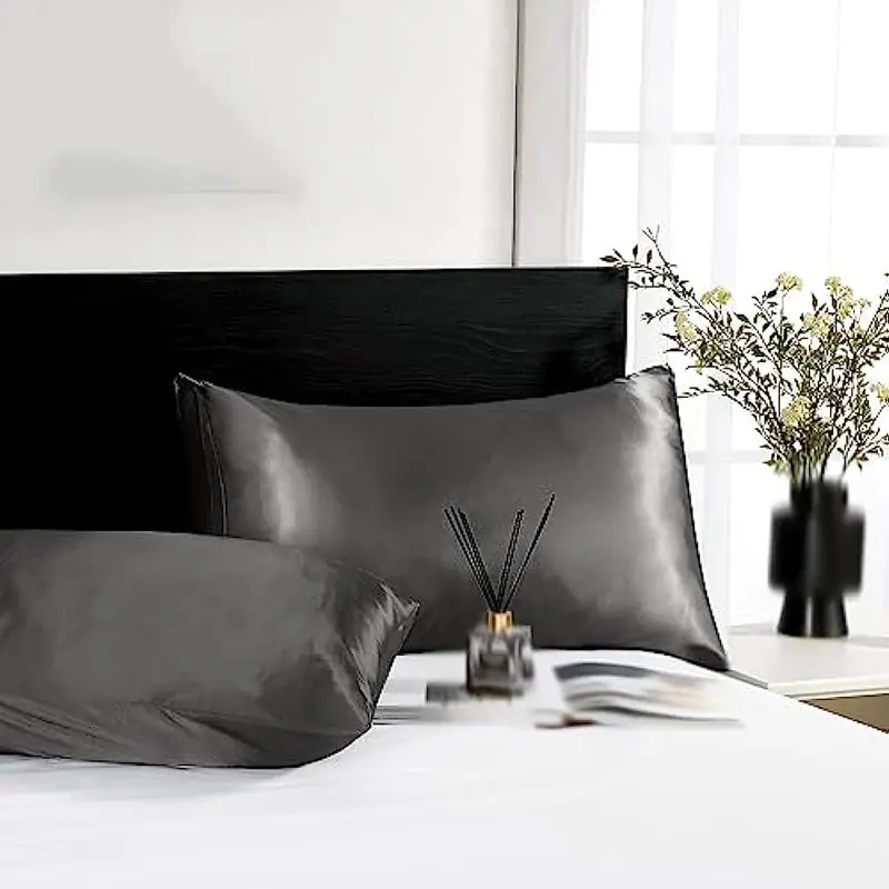 1/2pcs Satin Silk Pillowcase f - огляд і ціна Satin Silk Pillowcase Hair Skin