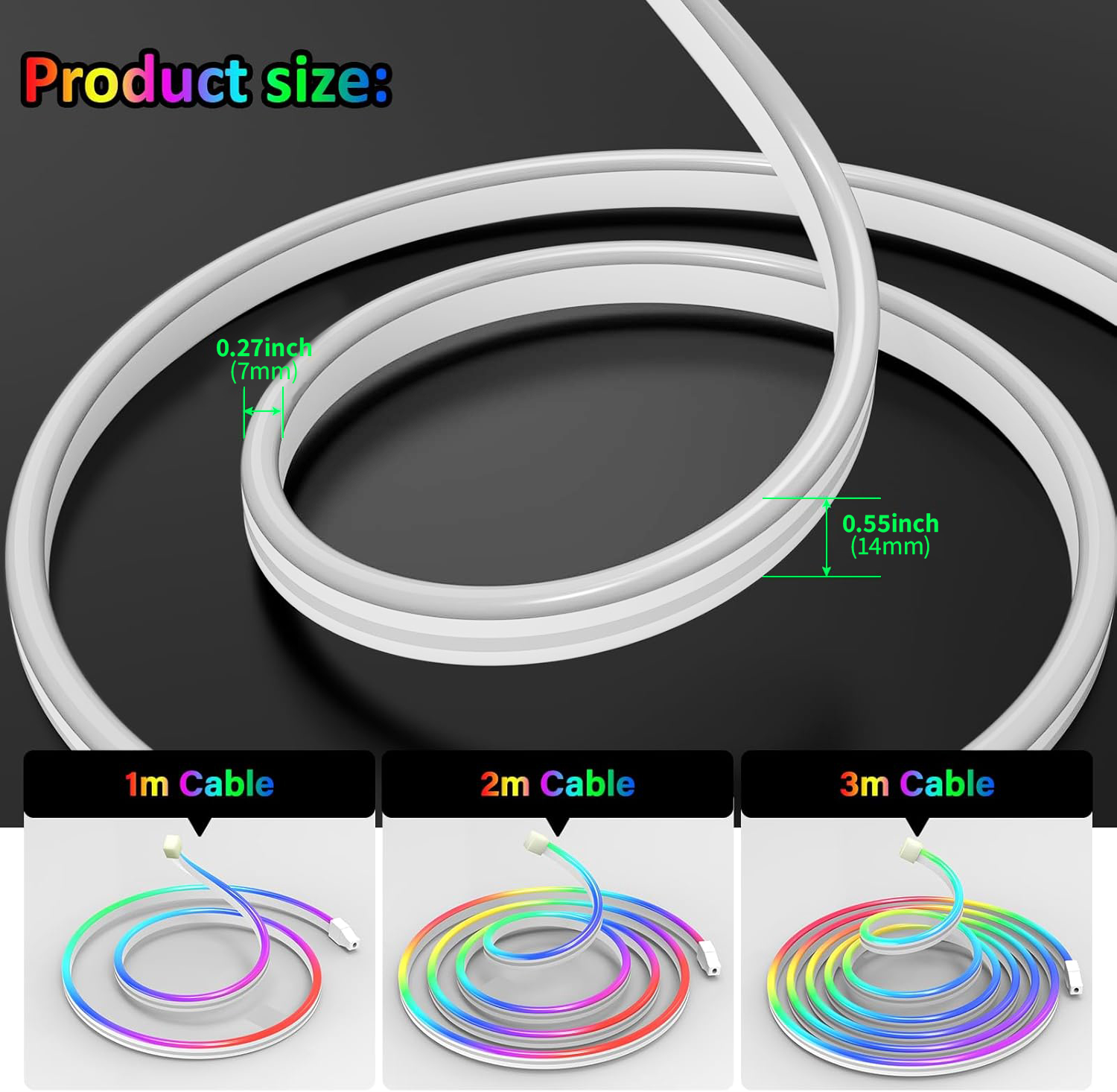 USB DC5V RGBIC Flexible Neon S - огляд і ціна Lighting