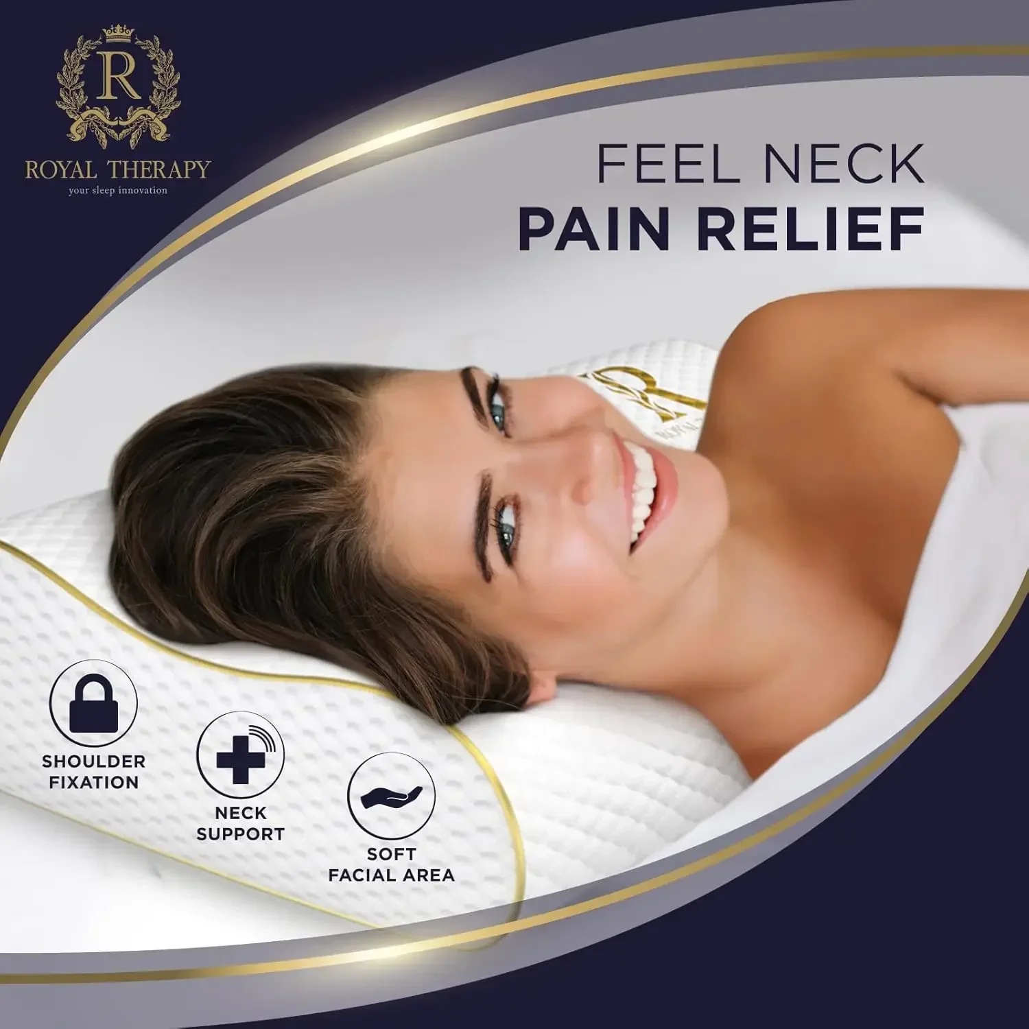 2-Pack Queen Memory Foam Pillo - огляд і ціна Memory Foam Orthopedic Pillow Neck Pain