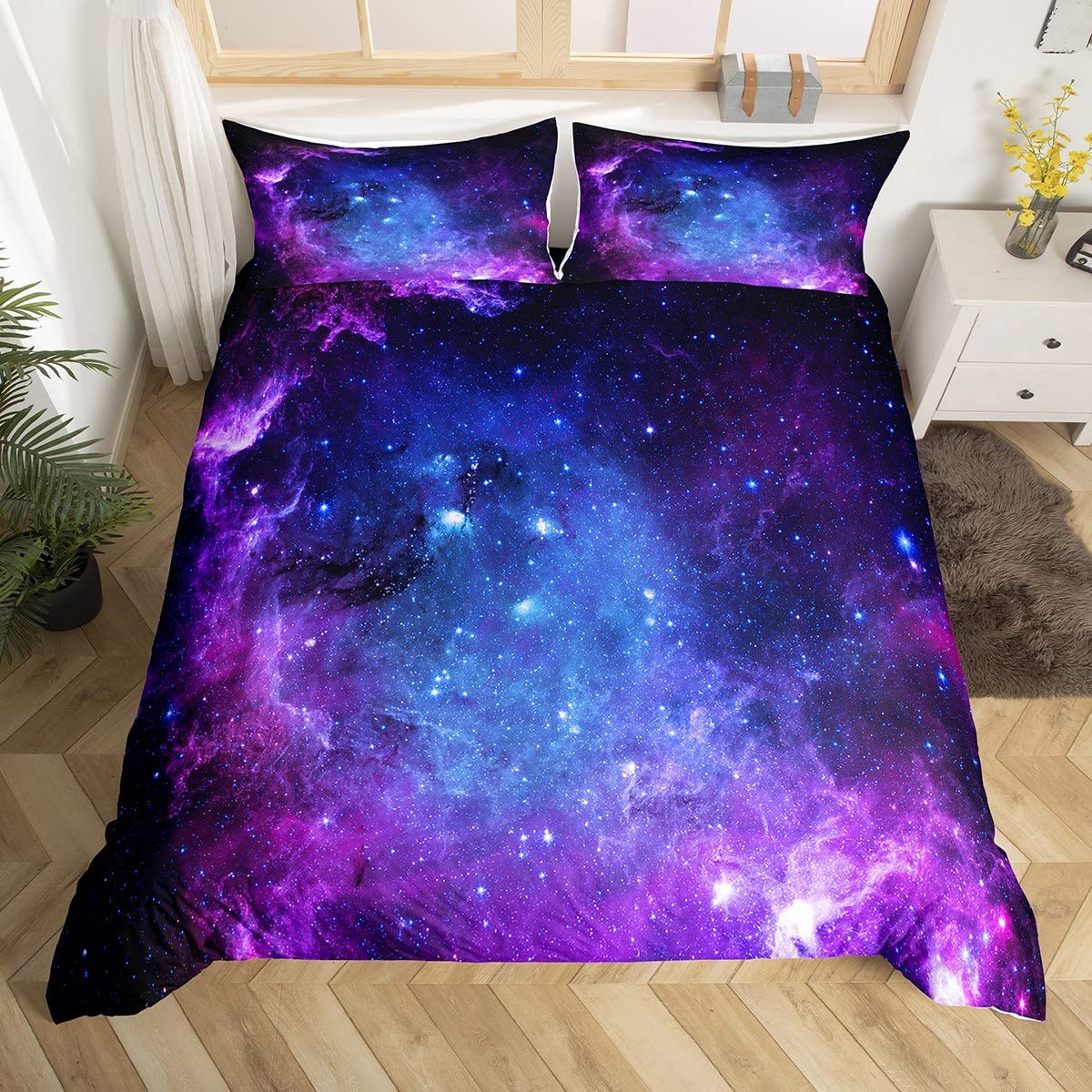 Galaxy Duvet Cover Set for Tee - огляд і ціна Duvet Cover Sets With Zipper