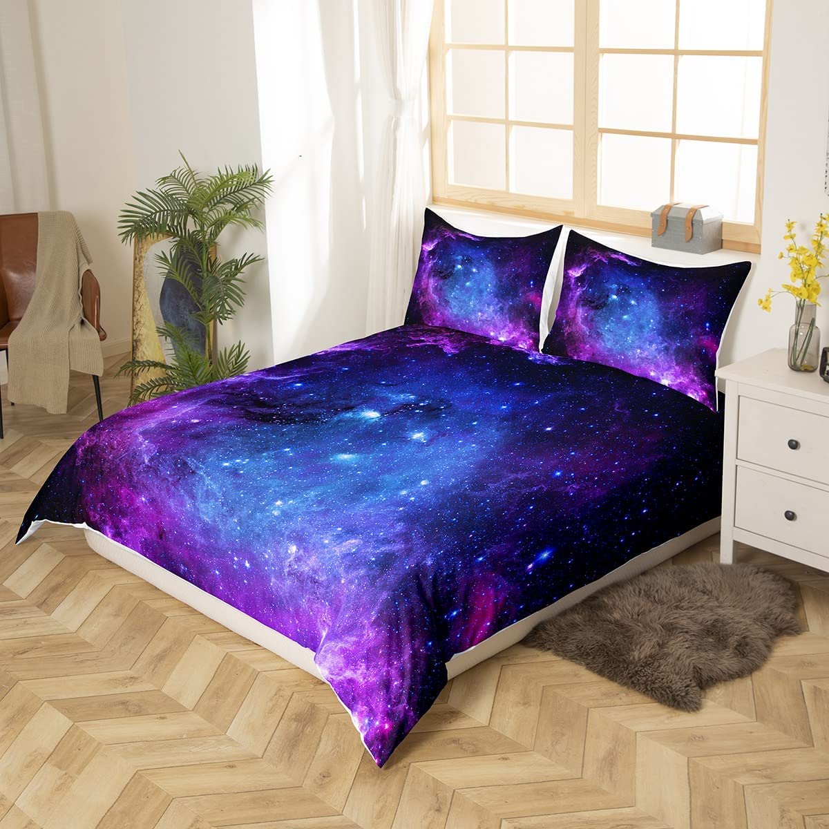 Galaxy Duvet Cover Set for Tee - огляд і ціна Duvet Cover Sets With Zipper