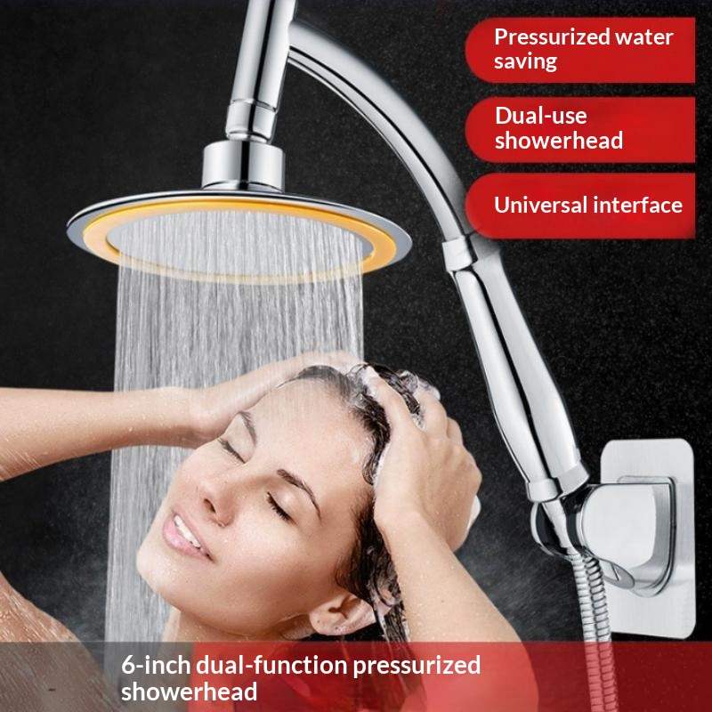 6 Inch High Pressure 360 Degre - огляд і ціна High Pressure Shower Head Handheld