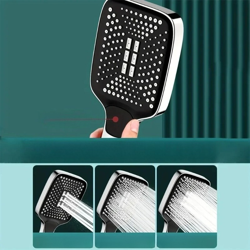 Square Handheld Showerhead 3 S - огляд і ціна High Pressure Shower Head Handheld