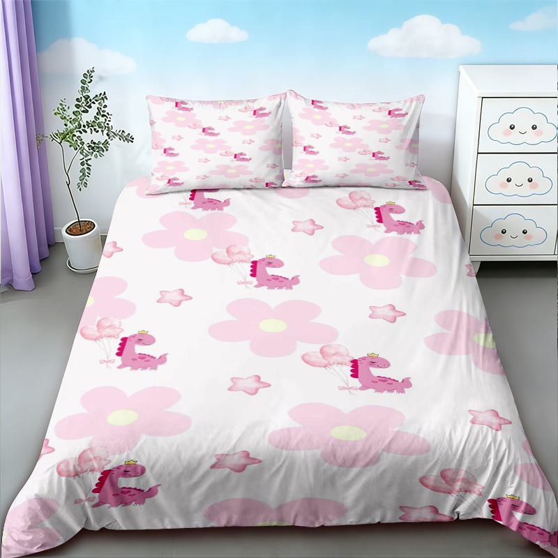 Duvet Cover Cute Dinosaur King - огляд і ціна Bedding