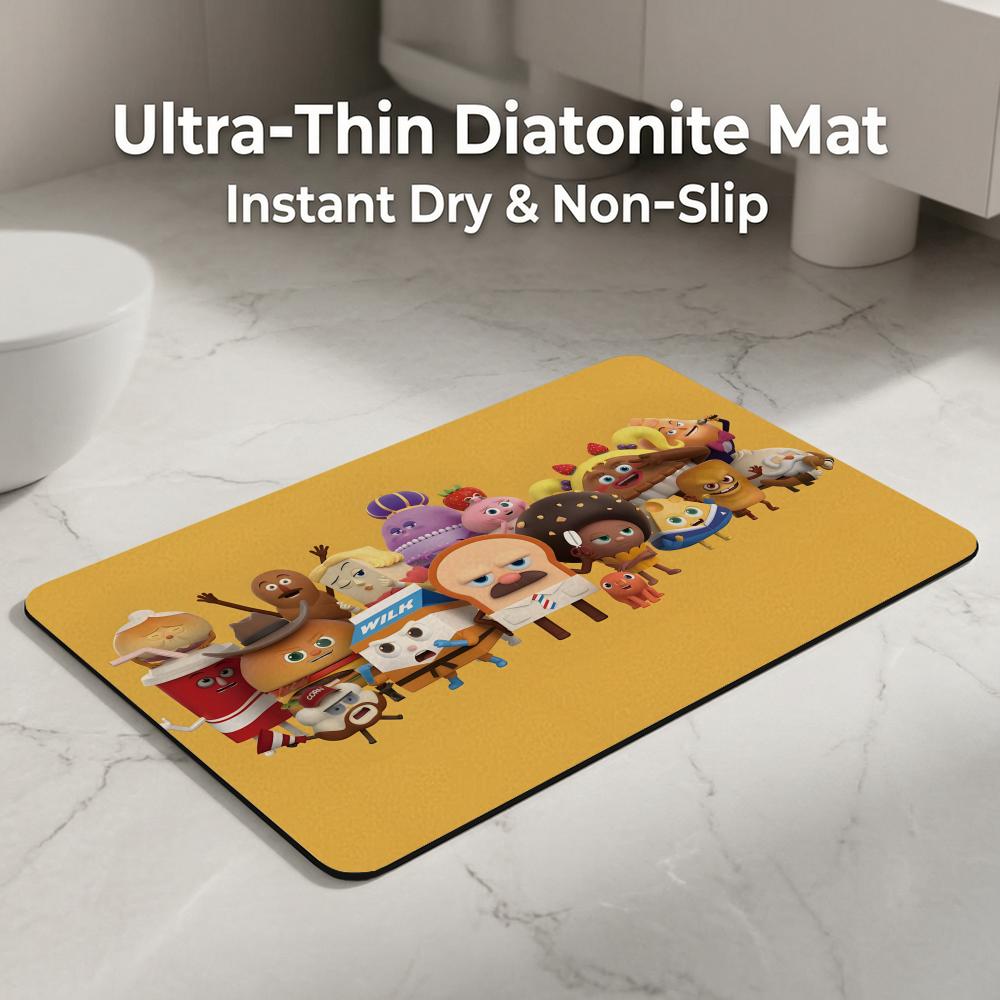 Cartoon B-Bread B-Barbershop F - огляд і ціна Quick Dry Diatomite Bath Mat