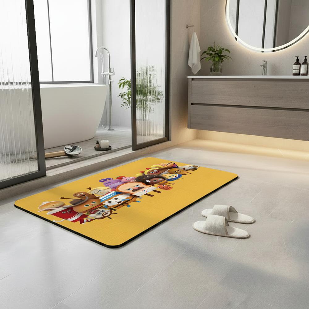 Cartoon B-Bread B-Barbershop F - огляд і ціна Quick Dry Diatomite Bath Mat