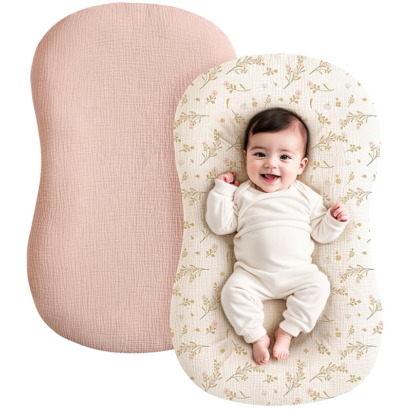 2PCS Baby Lounger Cover Muslin - огляд і ціна Muslin Cotton Bedspread