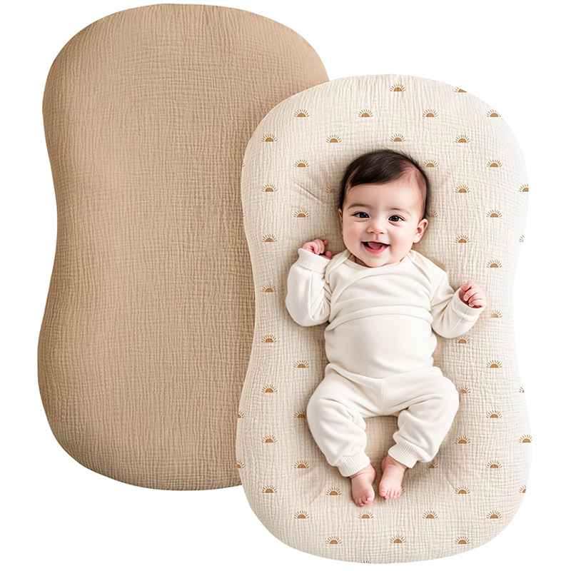 2PCS Baby Lounger Cover Muslin - огляд і ціна Muslin Cotton Bedspread
