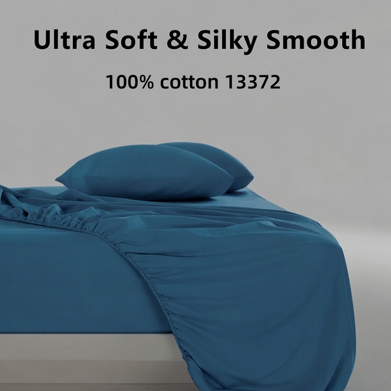 4Pcs King Size Bed Sheet Set 1 - огляд і ціна Fitted Bed Sheets Deep Pocket