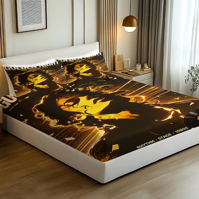 Pop Icon Michael Jackson Fitte - огляд і ціна Fitted Bed Sheets Deep Pocket