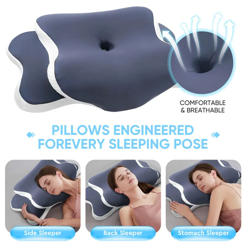 Memory Foam Pillow Cervical Pi - огляд і ціна Memory Foam Orthopedic Pillow Neck Pain