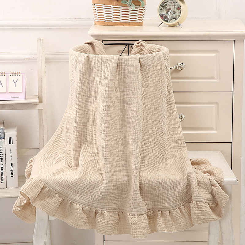 100% Cotton Ruffled Muslin Bla - огляд і ціна Muslin Cotton Bedspread