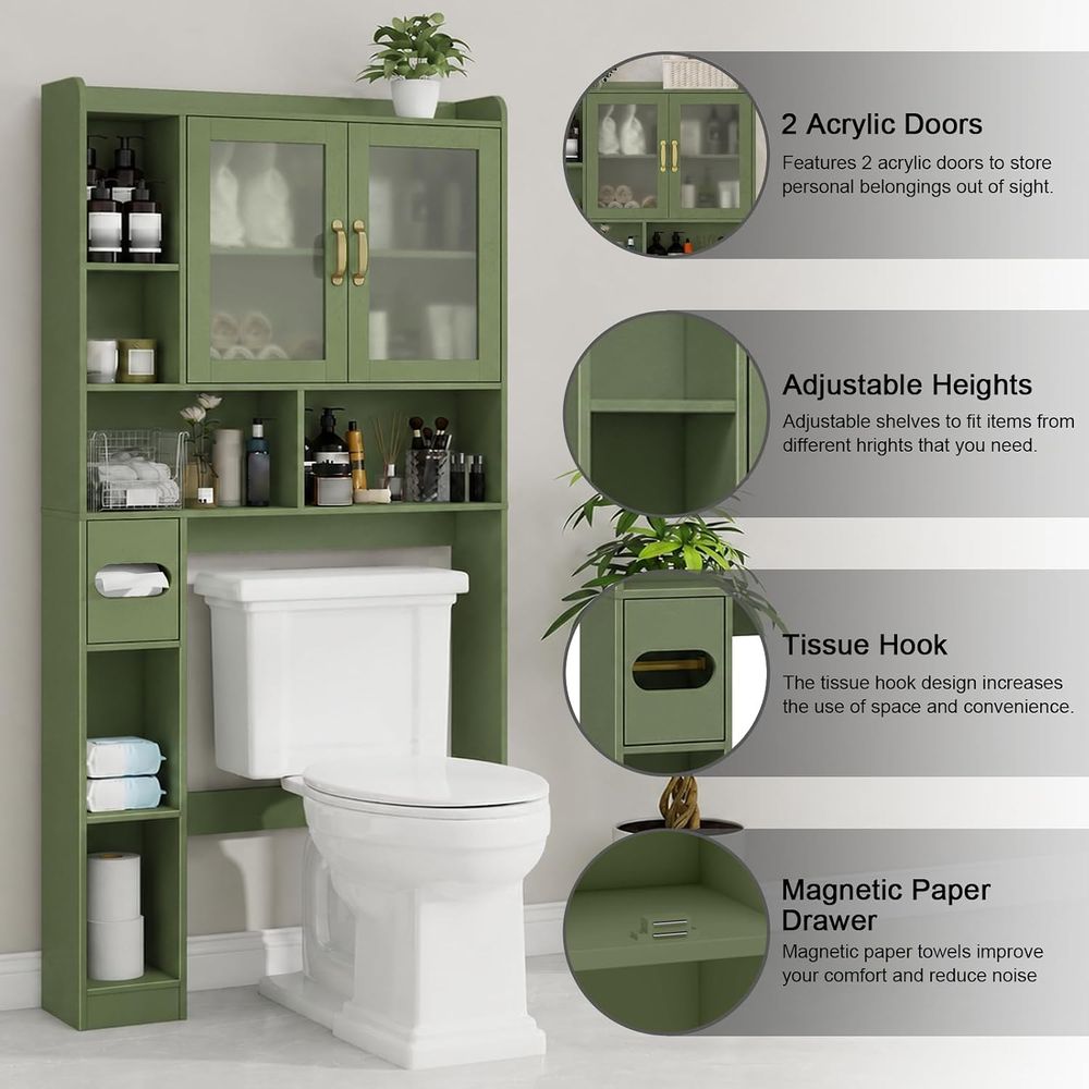 Space-Saving Acrylic Over-the- - огляд і ціна Storage & Organization