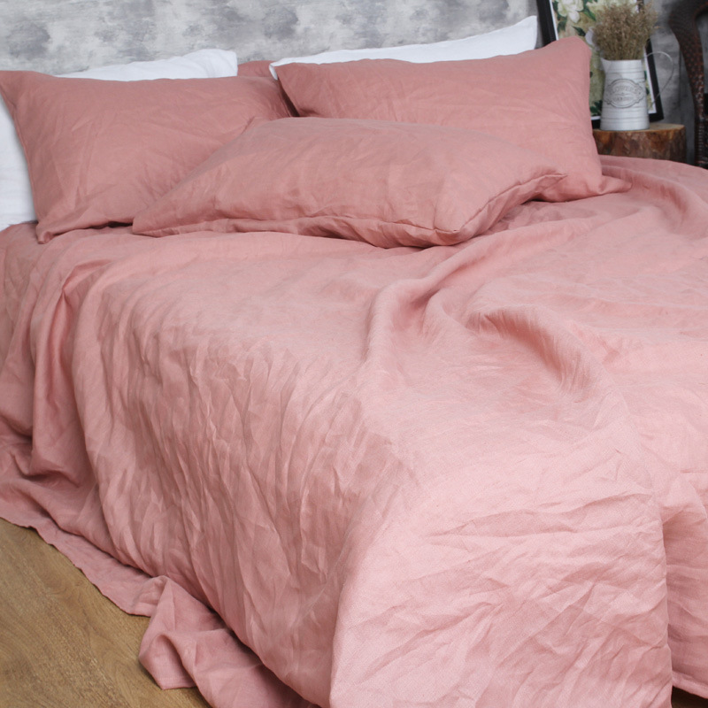Pure Organic Flax Linen Beddin - огляд і ціна Duvet Cover Sets With Zipper