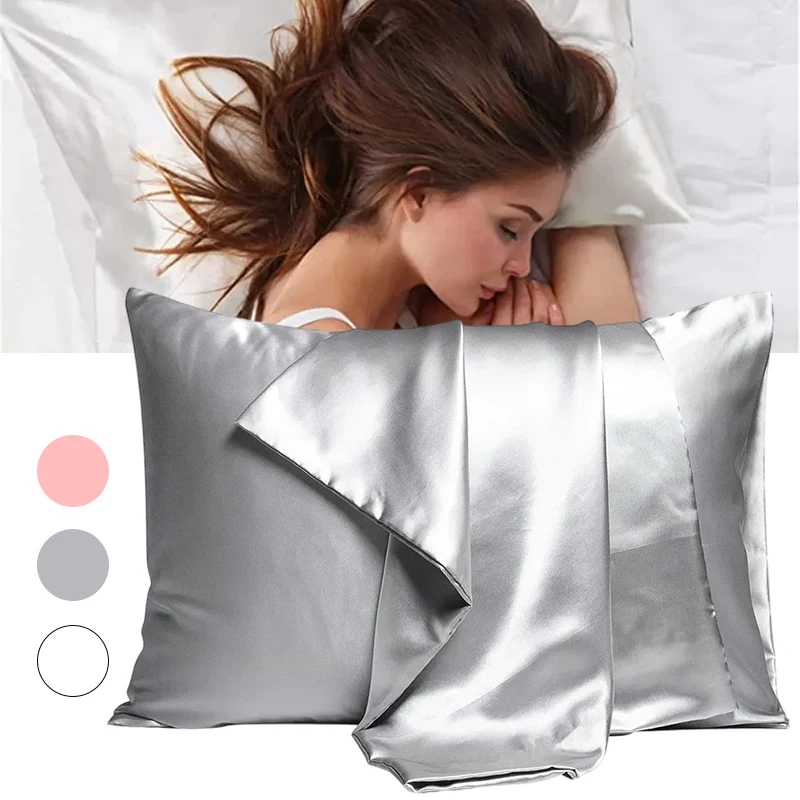 New Silk Satin Pillow Case for - огляд і ціна Satin Silk Pillowcase Hair Skin